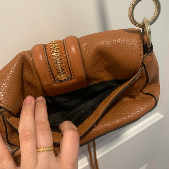 Brown Leather Rebecca Minkoff Crossbody Purse - Picture 8 of 12